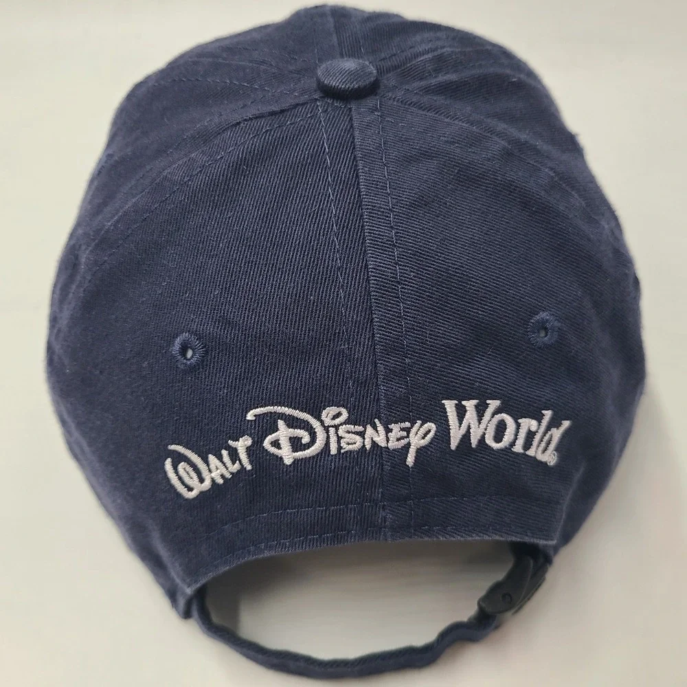 Walt Disney World Hat‎ Strapback Blue Red White Mickey Mouse USA Flag Logo Men